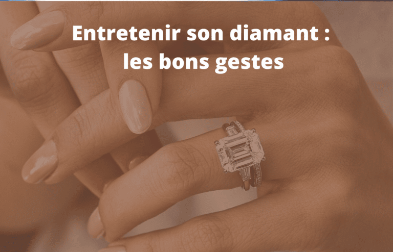 Diamantaires Paris 💍 - N°1 Rachat de diamants et Rachat bijoux anciens. 46 Caring for your diamond the right way