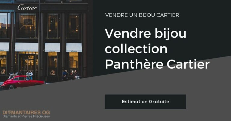Vendre bijou collection Panthère Cartier